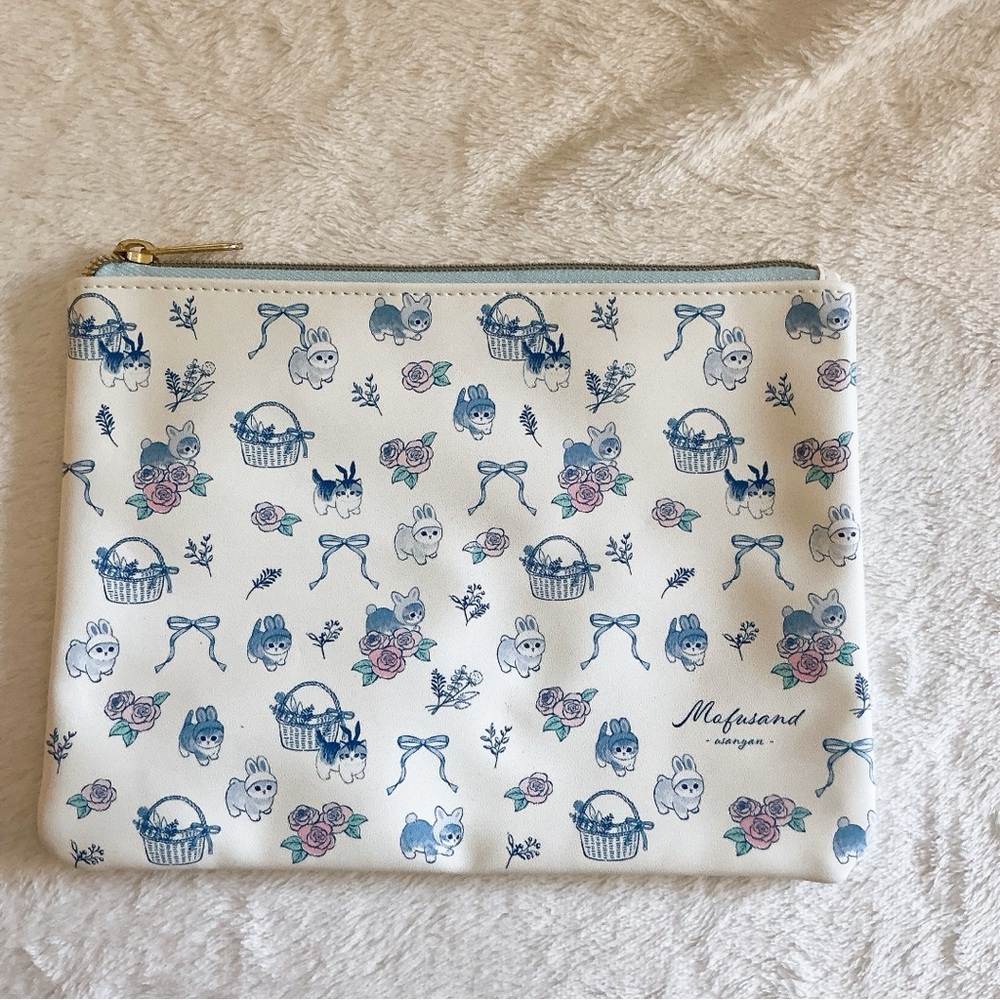 NWOT high quality Lolita Mofusand kitty bunny cat usanyan cosmetic makeup bag